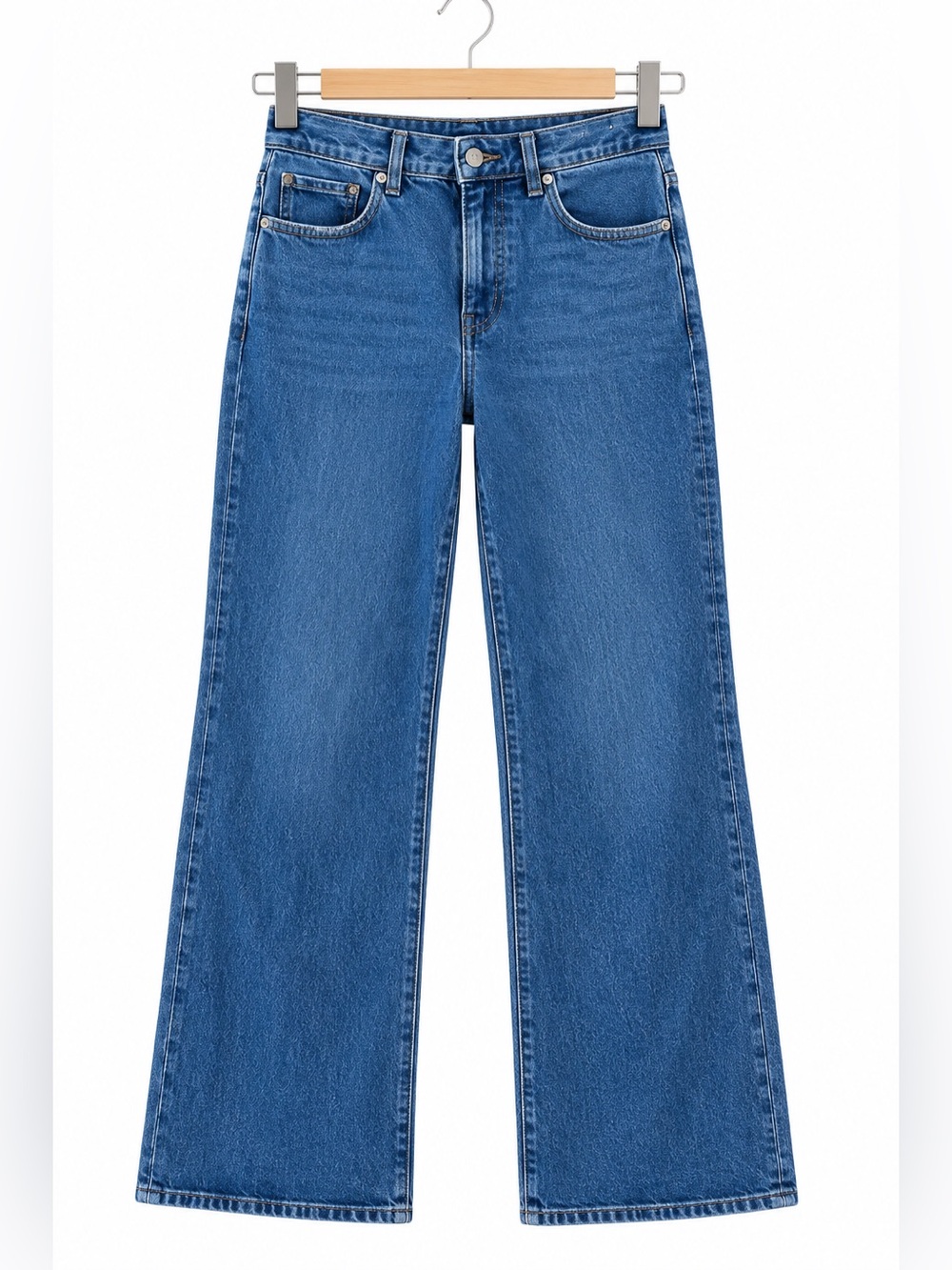 Madewell Wide-Leg Jeans in Classic Blue